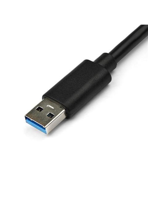 STARTECH  TARJETA ETHERNET EXTERNA USB 3.0 ALAMBRICO 1X RJ-45 NEGRO