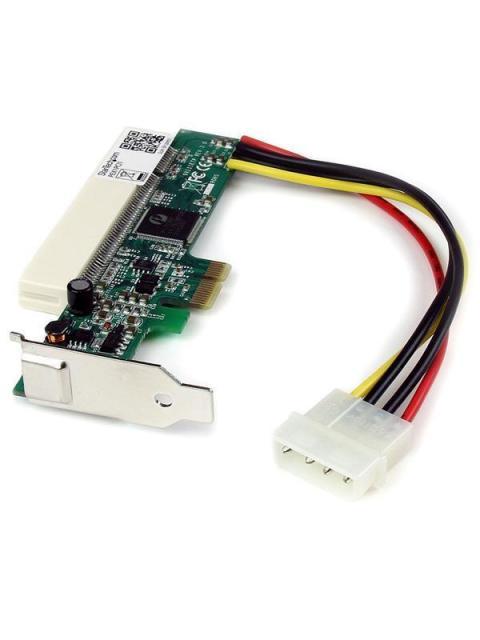 STARTECH  TARJETA PCI EXPRESS A PCI ALAMBRICO ROJO