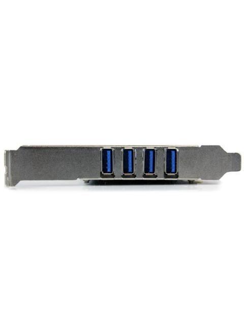 STARTECH  TARJETA PCI EXPRESS CON FUENTE MOLEX 4 PUERTOS USB 3.0 5 GBIT-S
