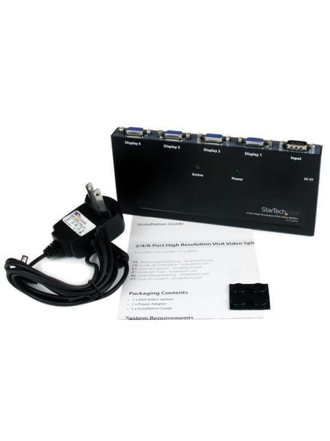 STARTECH  VIDEO SPLITTER ST124PRO 4 PUERTOS VGA
