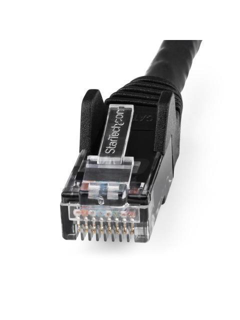 STRATECH  CABLE PATCH CAT6 UTP SIN ENGANCHES RJ-45 MACHO - RJ-45 MACHO 2 METROS NEGRO