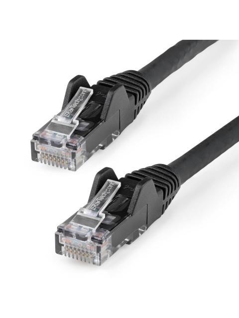 STRATECH  CABLE PATCH CAT6 UTP SIN ENGANCHES RJ-45 MACHO - RJ-45 MACHO 2 METROS NEGRO