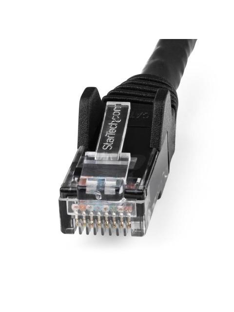 STRATECH  CABLE PATCH CAT6 UTP SIN ENGANCHES RJ-45 MACHO - RJ-45 MACHO 50CM NEGRO