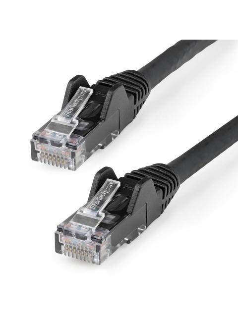 STRATECH  CABLE PATCH CAT6 UTP SIN ENGANCHES RJ-45 MACHO - RJ-45 MACHO 50CM NEGRO
