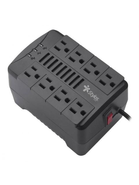 STYLOS REGULADOR STRE650B 480W ENTRADA 120V SALIDA 120V 8 CONTACTOS