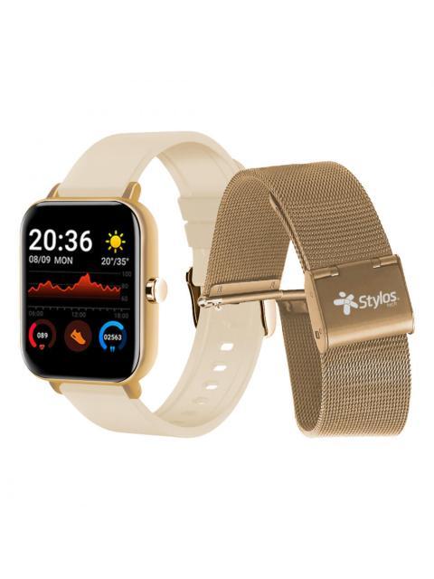 STYLOS SMARTWATCH SW2 BLUETOOTH ANDROID-IOS DORADO