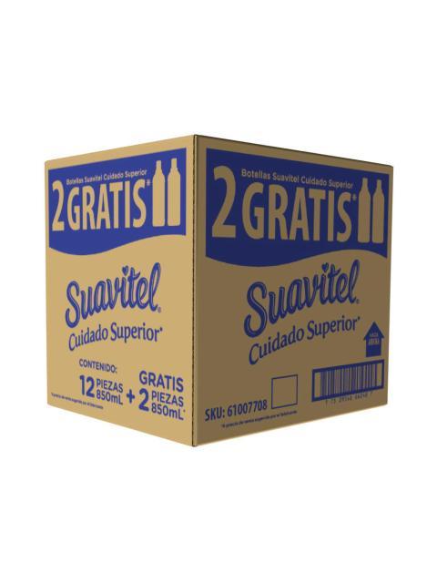 SUAVITEL REGULAR. PRIMAVERAL CAJA 12 PZ DE 850 ML