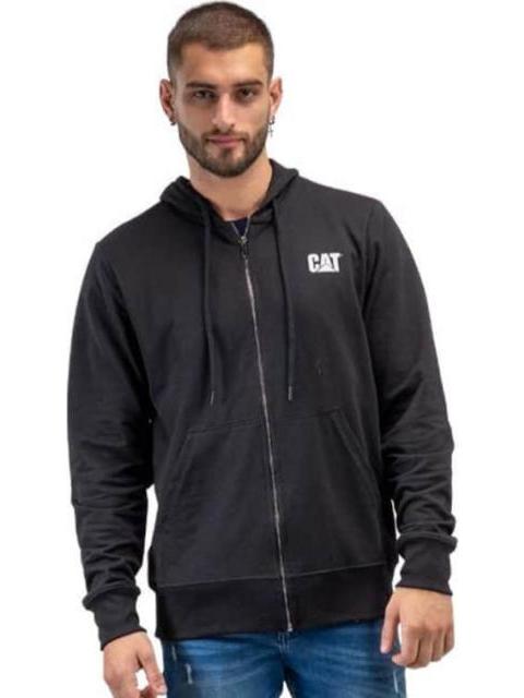SUDADERA ABIERTA CON CAPUCHA NEGRO CATERPILLAR