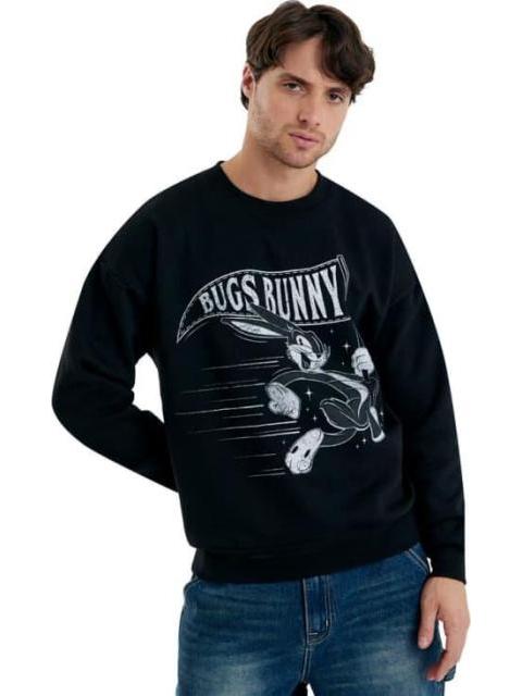 SUDADERA BUGS BUNNY NEGRO LOONEY TUNES