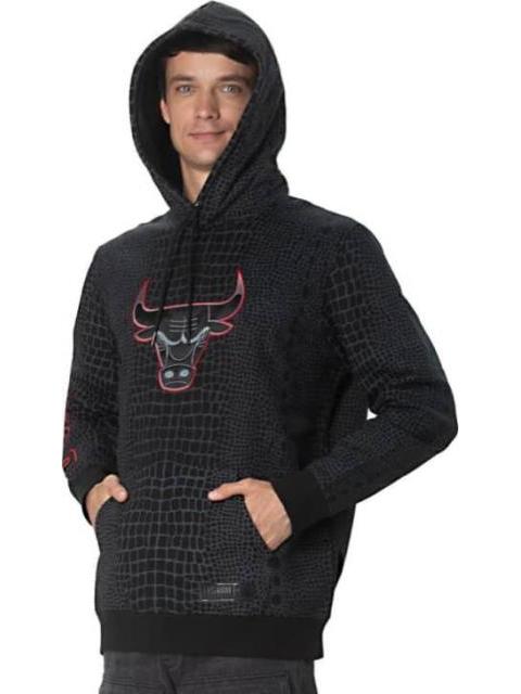 SUDADERA BULLS HOOD NEGRO NBA