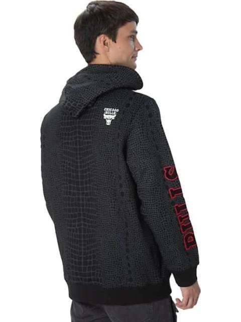 SUDADERA BULLS HOOD NEGRO NBA