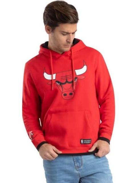 SUDADERA BULLS ROJO NBA
