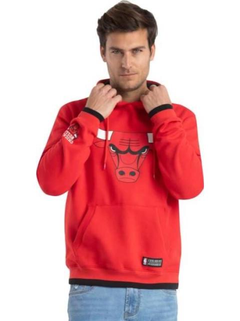 SUDADERA BULLS ROJO NBA