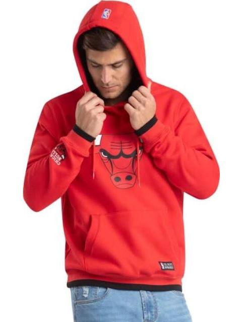 SUDADERA BULLS ROJO NBA
