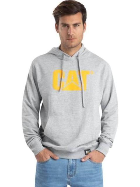 SUDADERA CAT CON CAPUCHA GRIS CATERPILLAR
