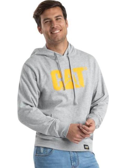 SUDADERA CAT CON CAPUCHA GRIS CATERPILLAR
