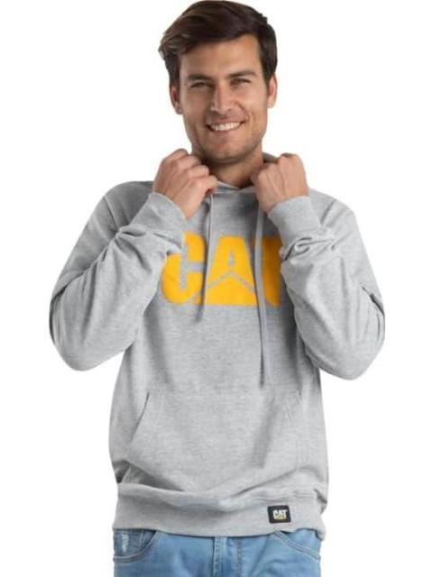 SUDADERA CAT CON CAPUCHA GRIS CATERPILLAR