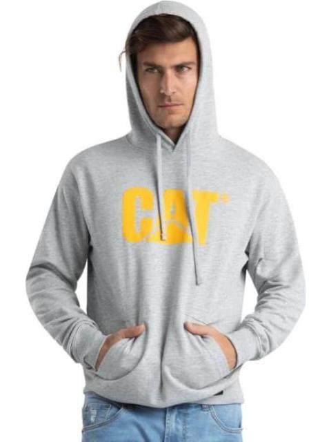 SUDADERA CAT CON CAPUCHA GRIS CATERPILLAR