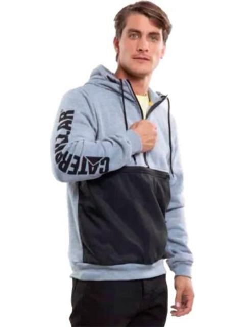 SUDADERA CAT GRIS CATERPILLAR