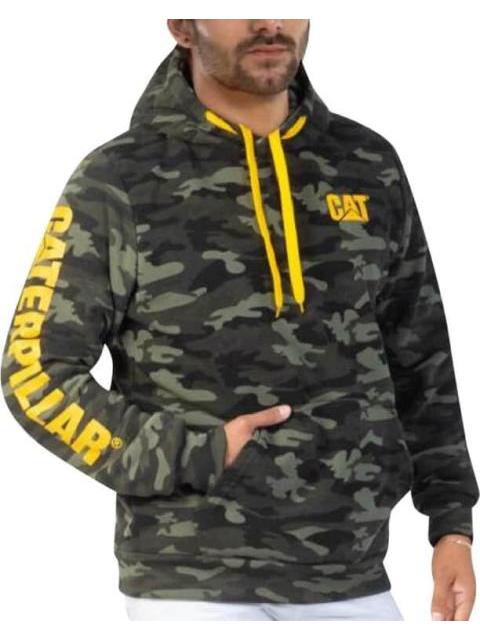 SUDADERA CAT VERDE CAMUFLAJE CATERPILLAR