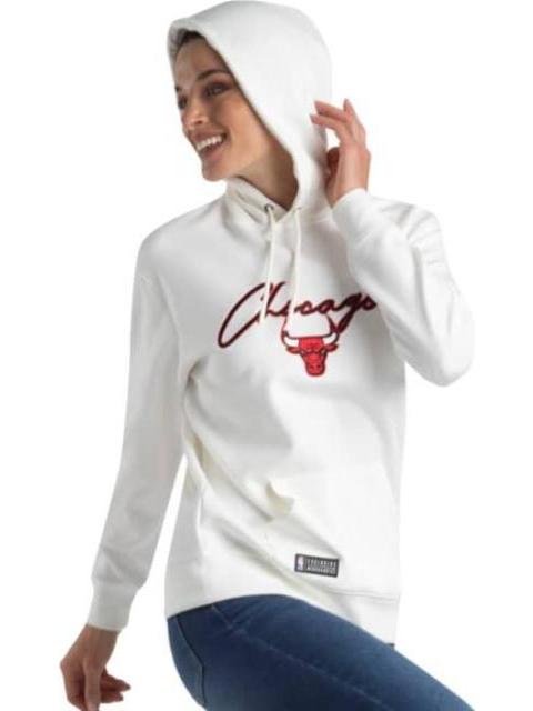 SUDADERA CHICAGO BULLS BLANCO NBA