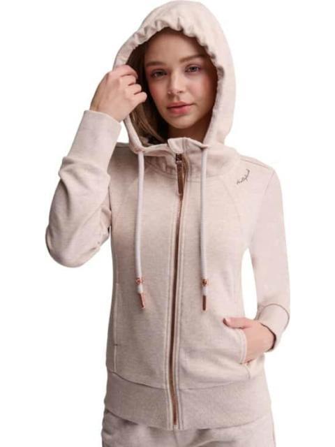 SUDADERA CON CAPUCHA BEIGE HOLLY LAND
