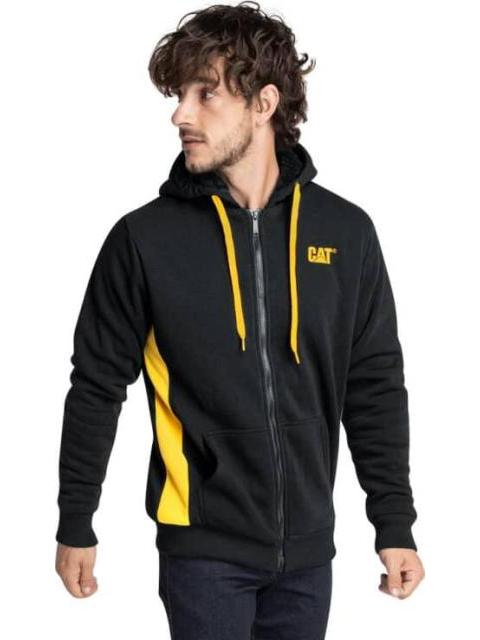 SUDADERA CON CAPUCHA NEGRO CATERPILLAR
