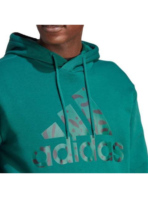 SUDADERA CON GORRO ESSENTIALS VERDE ADIDAS