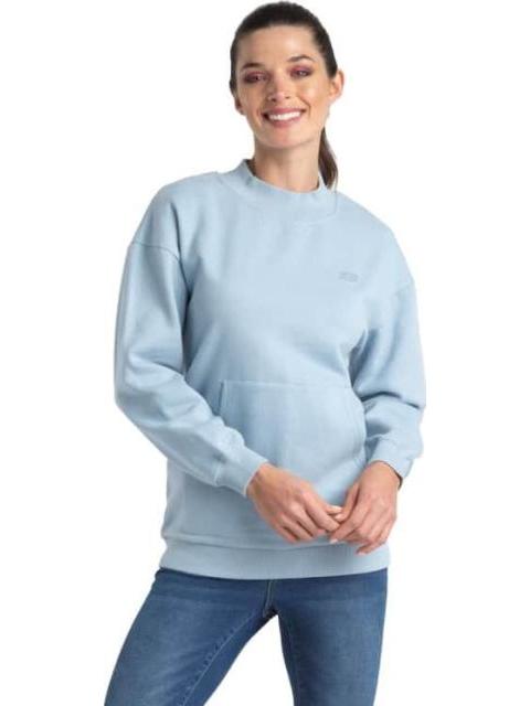 SUDADERA CREW W AZUL SKECHERS1