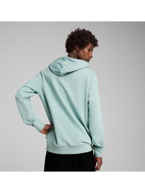 SUDADERA ESS 2 COLOR SMALL NO. 1 LOGO HOODIE TR VERDE PUMA