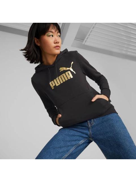 SUDADERA ESSENTIALS+ LOGO METALICO NEGRO PUMA