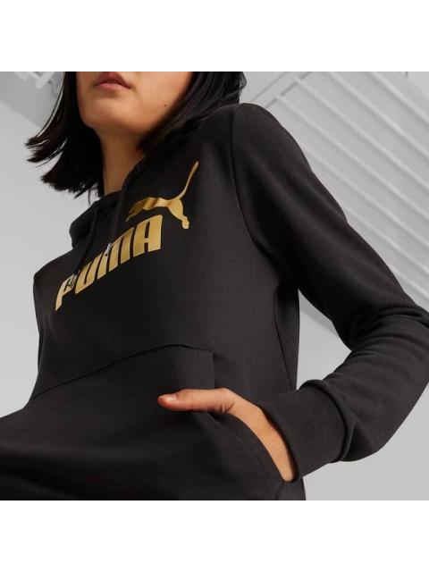 SUDADERA ESSENTIALS+ LOGO METALICO NEGRO PUMA