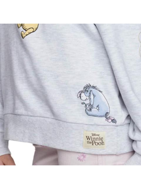 SUDADERA ESTAMPADA APLICACIONES AVENA WINNIE THE POOH
