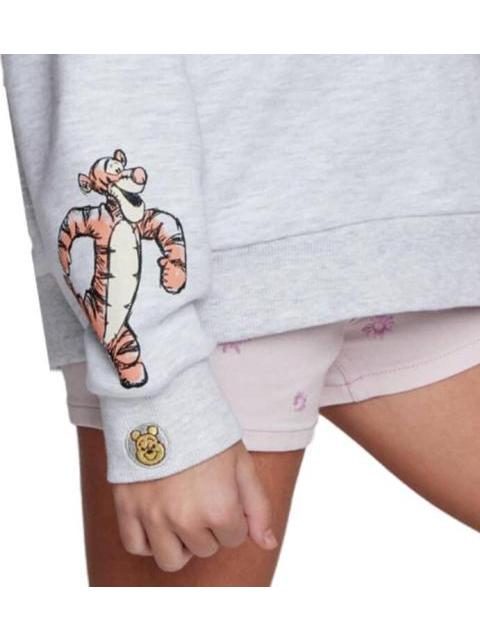 SUDADERA ESTAMPADA APLICACIONES AVENA WINNIE THE POOH