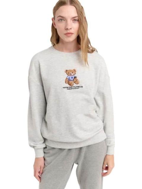 SUDADERA ESTAMPADA GRIS HOLLY LAND