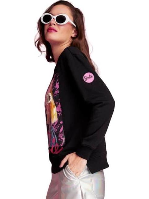 SUDADERA BARBIE NEGRO BARBIE