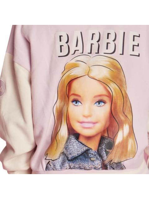 SUDADERA BOMBER BARBIE ROSA BARBIE