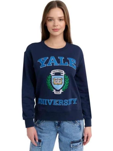 SUDADERA LICENCIA AZUL MARINO YALE UNIVERSITY