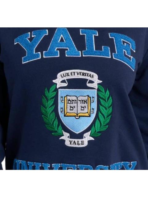 SUDADERA LICENCIA AZUL MARINO YALE UNIVERSITY