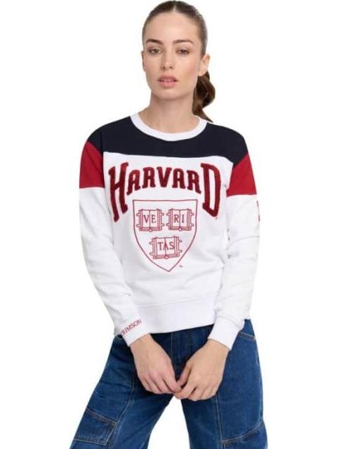 SUDADERA LICENCIA BLANCO HARVARD