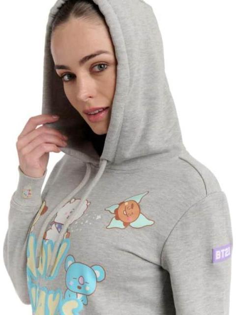 SUDADERA LICENCIA GRIS BT21