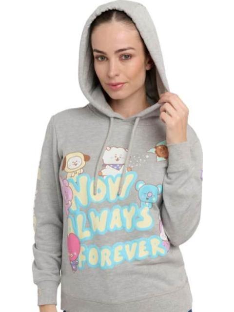 SUDADERA LICENCIA GRIS BT21