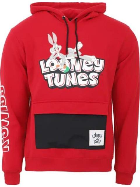 SUDADERA LOONEY TUNES ROJO K-SWISS