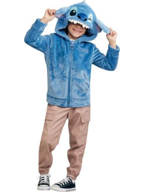 SUDADERA PELUCHE STITCH AZUL DISNEY