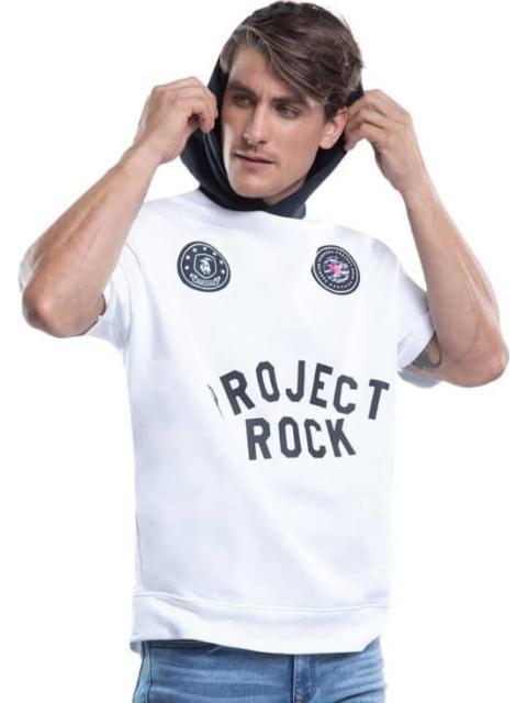 SUDADERA PJT ROCK ICON FLC SS HDY BOH BLANCO UNDER ARMOUR MEXICO