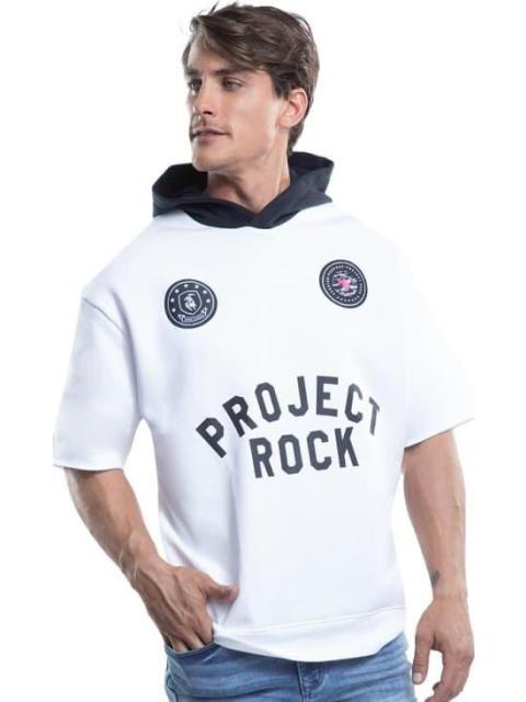 SUDADERA PJT ROCK ICON FLC SS HDY BOH BLANCO UNDER ARMOUR MEXICO