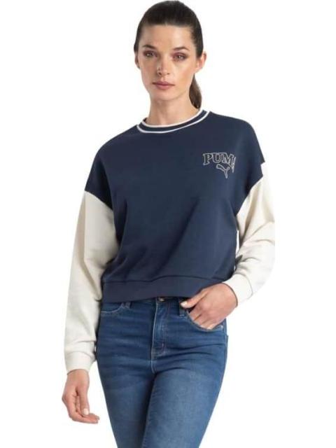 SUDADERA PUMA SQUAD AZUL MARINO PUMA