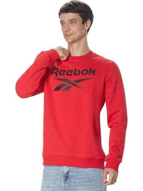 SUDADERA REEBOK IDENTITY BIG LOGO FLEECE CREW ROJO REEBOK