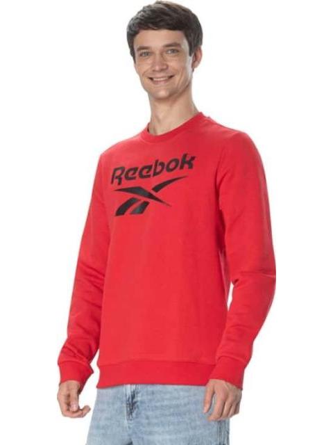 SUDADERA REEBOK IDENTITY BIG LOGO FLEECE CREW ROJO REEBOK