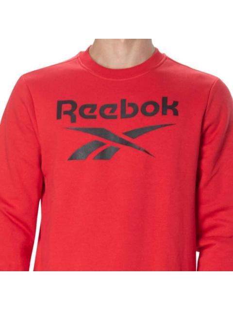 SUDADERA REEBOK IDENTITY BIG LOGO FLEECE CREW ROJO REEBOK